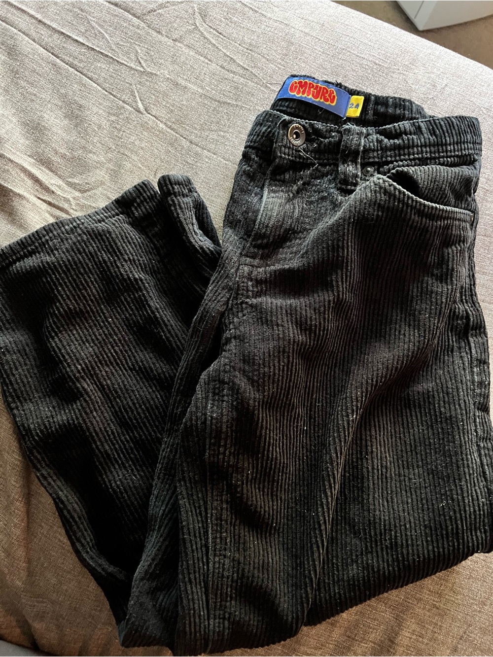 Empyre Black Corduroy Kids Pants